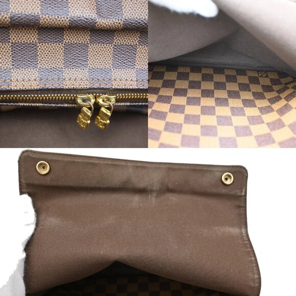 LOUIS VUITTON Naviglio Shoulder Bag Damier Ebene Leather Brown N45255 35KB609 - Picture 14 of 16